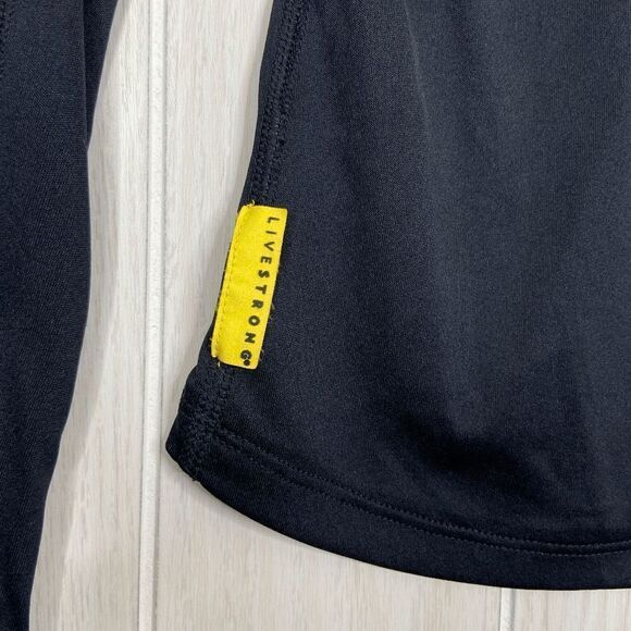 Nike Dri-Fit Men's Livestrong Long Sleeve Top Black Size Medium - Picture 5 of 7